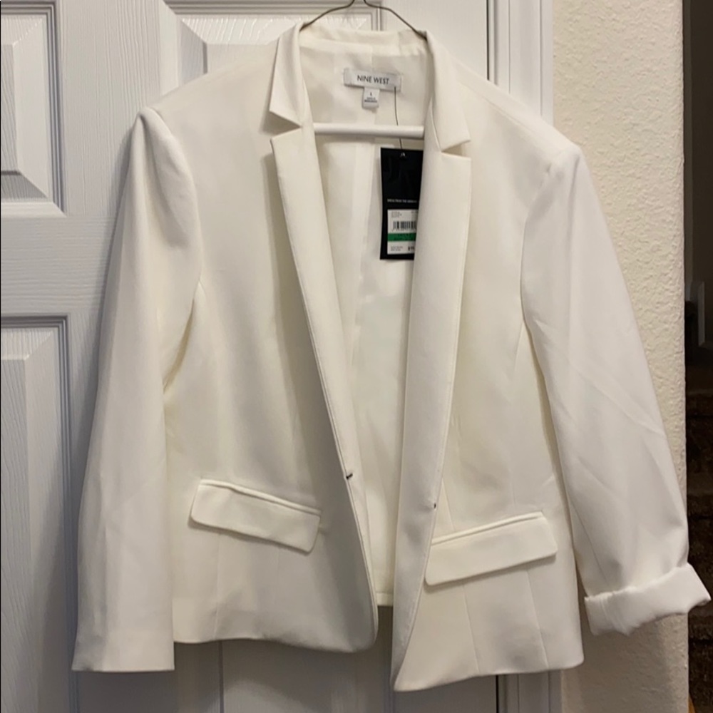 Women’s Nine West White Blazer